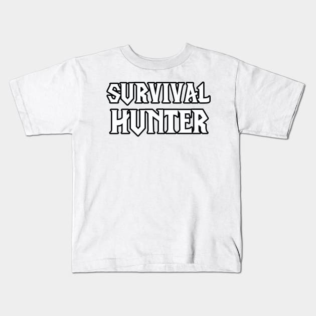 Survival Hunter Kids T-Shirt by snitts